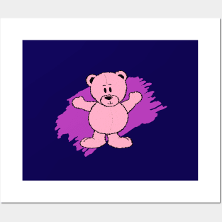 Bear in Rose Posters and Art